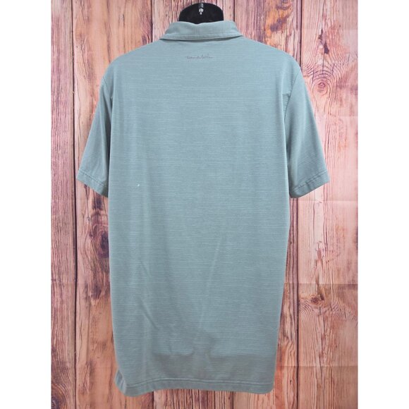 Travis Mathew Mens Polo Shirt Large Sage Green - Picture 2 of 7